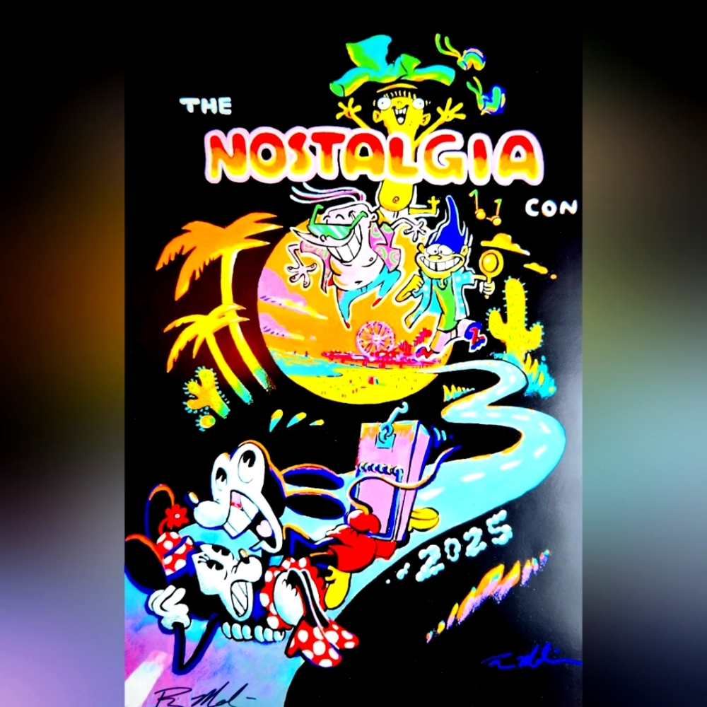 2025 Ed Edd n Eddy EXCLUSIVE Nostalgia Con Poster #3 *SIGNED*